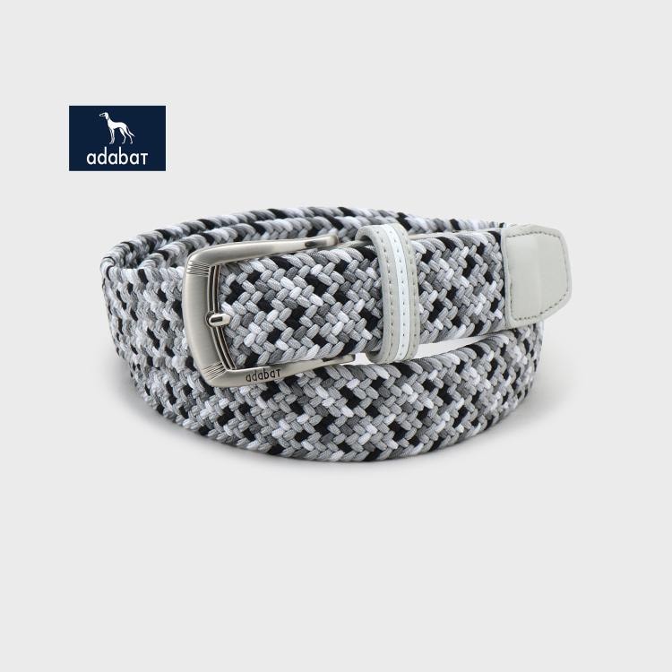 アダバット(メンズ)(adabat(Men))の【新レーベル ADABAT NAVY】トリコロールメッシュベルト ベルト・サスペンダー