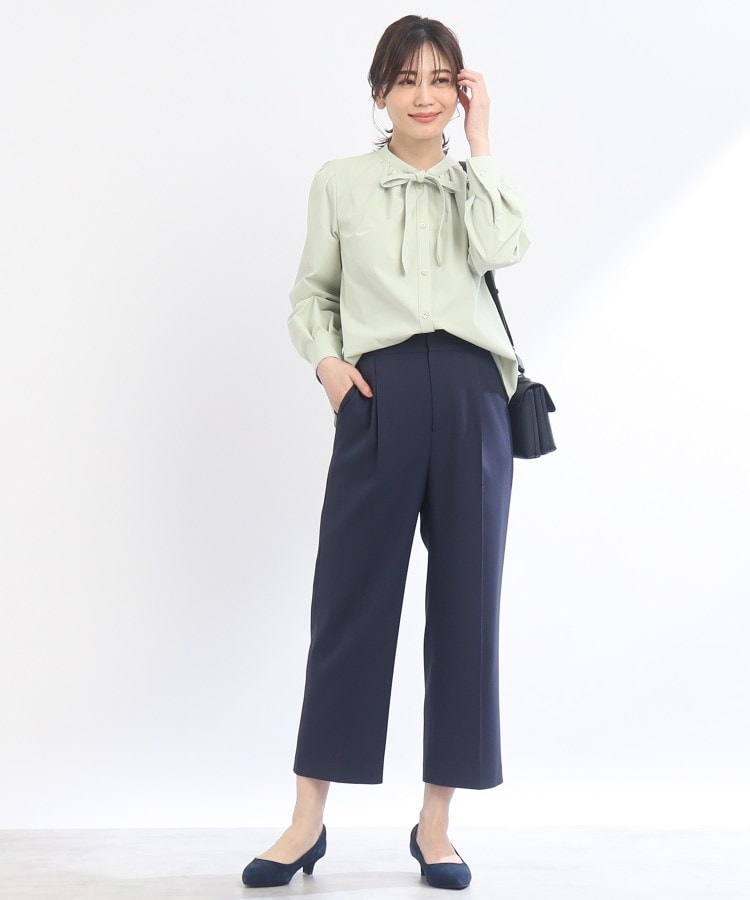 洗える】ワイドクロップドパンツ（6～9分丈パンツ） | Reflect