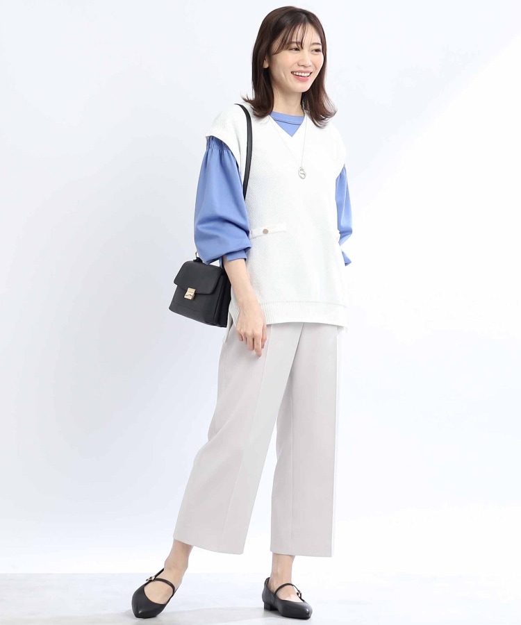 洗える】ワイドクロップドパンツ(6~9分丈パンツ) | Reflect 洗える】ワイドクロップドパンツ(6~9分丈パンツ) | Reflect