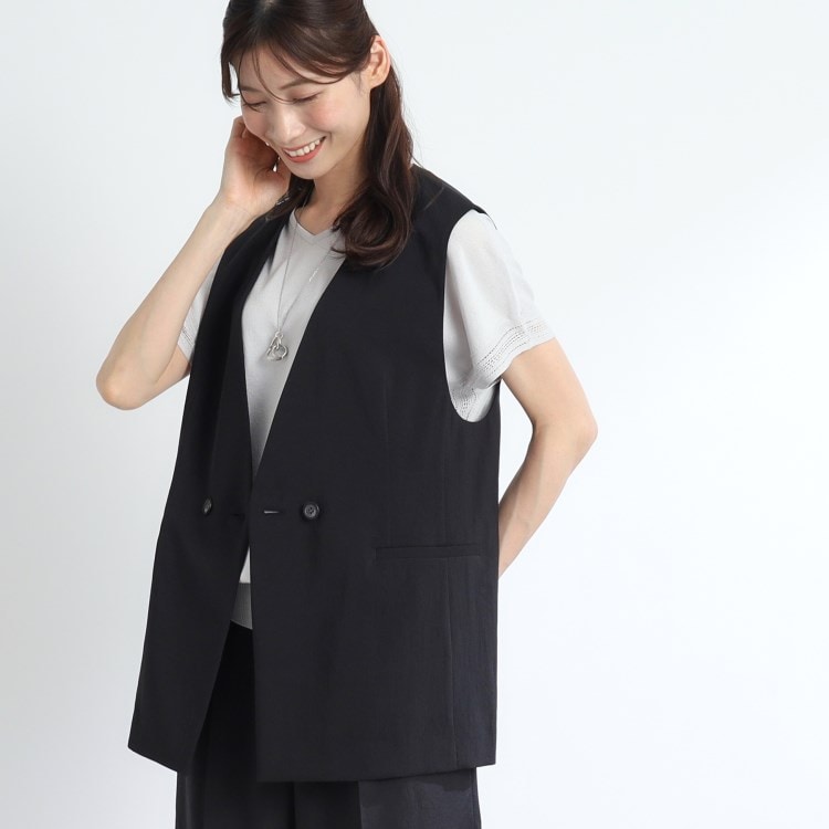 リフレクト(Reflect)の【SALE／UVカット／接触冷感／洗える／シワになりにくい】涼しげサマージレ ベスト