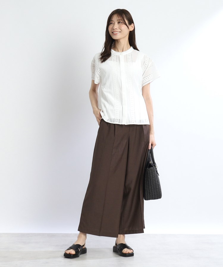 SALE/体型カバー/マシンウォッシュ可/ウエスト総ゴム】フル SALE/体型カバー/マシンウォッシュ可/ウエスト総ゴム】フル