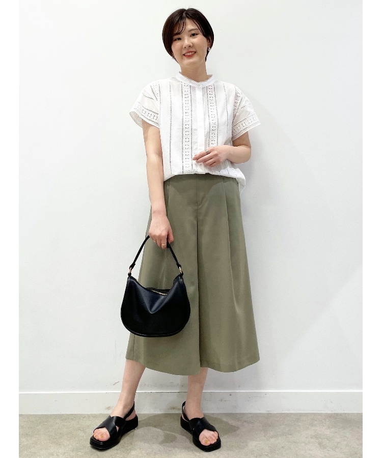 リフレクト(Reflect)の【SALE／手洗い可能】涼しげ刺繍レースブラウス5