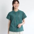 リフレクト(Reflect)の【SALE／手洗い可能】涼しげ刺繍レースブラウス16