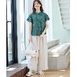 リフレクト(Reflect)の【SALE／手洗い可能】涼しげ刺繍レースブラウス2