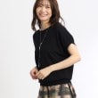 リフレクト(Reflect)の【SALE／人気♪／WEB限定カラーあり／洗える／二の腕カバー◎】ボートネックニット ブラック(019)