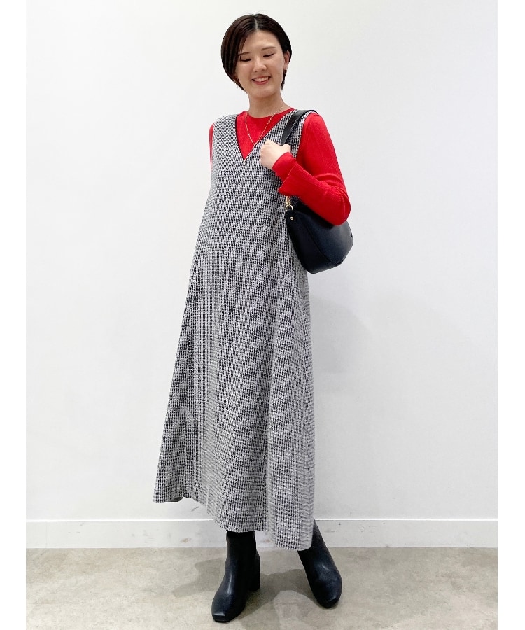 若者の大愛商品 SALE／洗える／インナーにもおすすめ】シアーランダムリブニット トップス