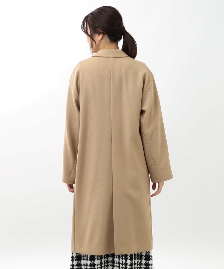 R‐QUALITY/共布サッシュベルト付き】クラシカルロングコート R‐QUALITY/共布サッシュベルト付き】クラシカルロングコート