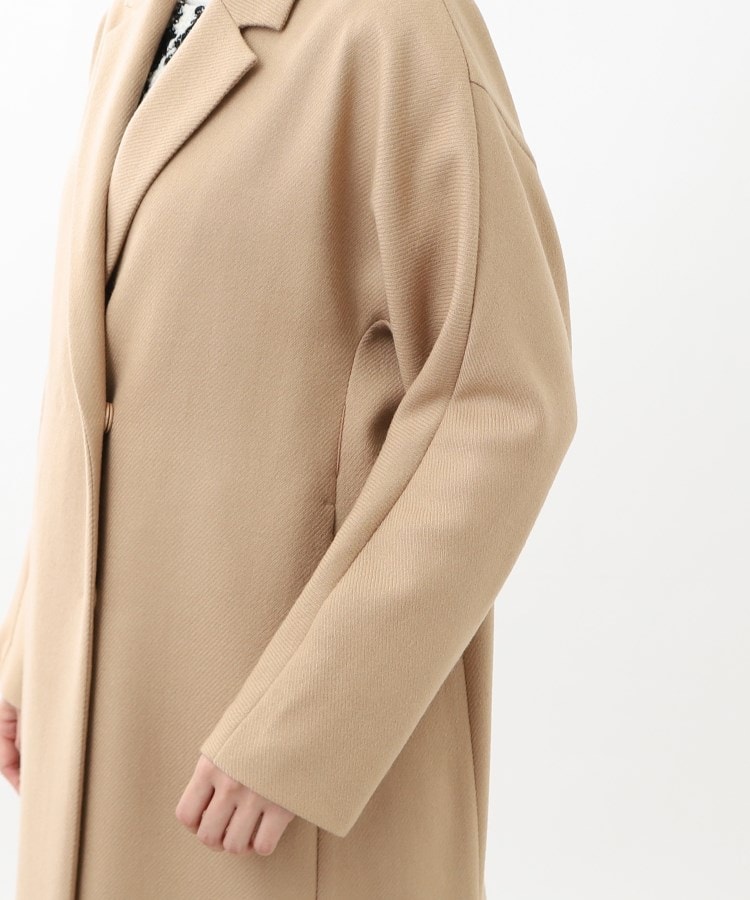 R‐QUALITY/共布サッシュベルト付き】クラシカルロングコート R‐QUALITY/共布サッシュベルト付き】クラシカルロングコート