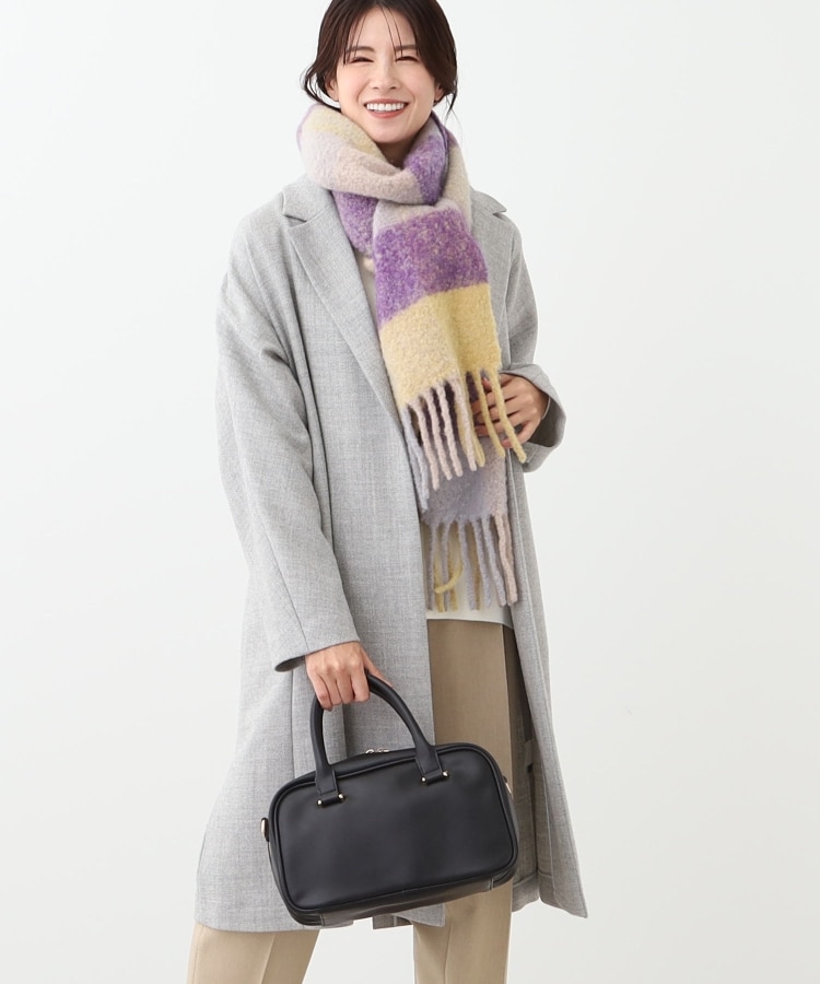 R‐QUALITY/共布サッシュベルト付き】クラシカルロングコート R‐QUALITY/共布サッシュベルト付き】クラシカルロングコート