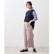 リフレクト(Reflect)の【E‐QUALITY／手洗い可】異素材ミックスプルオーバー18
