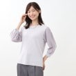 リフレクト(Reflect)の【WEB限定カラーあり／UVカット／接触冷感／洗える／涼しく着られる】シフォンスリーブニット9