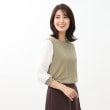 リフレクト(Reflect)の【WEB限定カラーあり／UVカット／接触冷感／洗える／涼しく着られる】シフォンスリーブニット16