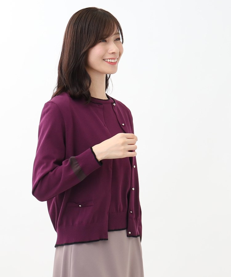 リフレクト(Reflect)の【WEB限定カラーあり／洗える／アンサンブル可能】プレッピーカーディガン34