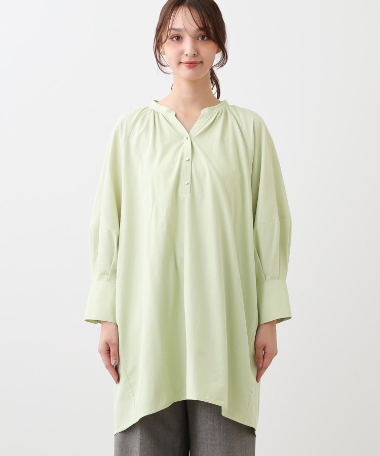 リフレクト(Reflect)の【SALE／E‐QUALITY／手洗い可】スキッパーネックチュニックブラウス19