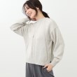 リフレクト(Reflect)の【E‐QUALITY／手洗い可】ケーブル柄ミックスカラーニット1