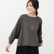 リフレクト(Reflect)の【E‐QUALITY／手洗い可】ドッキングデザインプルオーバー チャコールグレー(013)
