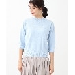 リフレクト(Reflect)の【WEB限定カラーあり／洗える／アンサンブル】パール調刺繍ニット＋カーディガン34