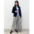 リフレクト(Reflect)のワイドクロップドツイードパンツ10