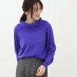 リフレクト(Reflect)の【春SALE／手洗い可】華やかオフタートルニット パープル(082)