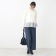 リフレクト(Reflect)の【春SALE／E‐QUALITY】異素材ドッキングプルオーバー3