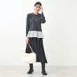 リフレクト(Reflect)の【春SALE／E‐QUALITY】異素材ドッキングプルオーバー7