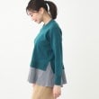 リフレクト(Reflect)の【春SALE／E‐QUALITY】異素材ドッキングプルオーバー14