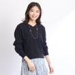 リフレクト(Reflect)の【SALE/WEB限定カラーあり／洗える】すっきり見えVネックニット ネイビー(094)