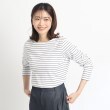 リフレクト(Reflect)の【SALE/マシンウォッシュ】すっきりリブ風ボーダーカットソー8