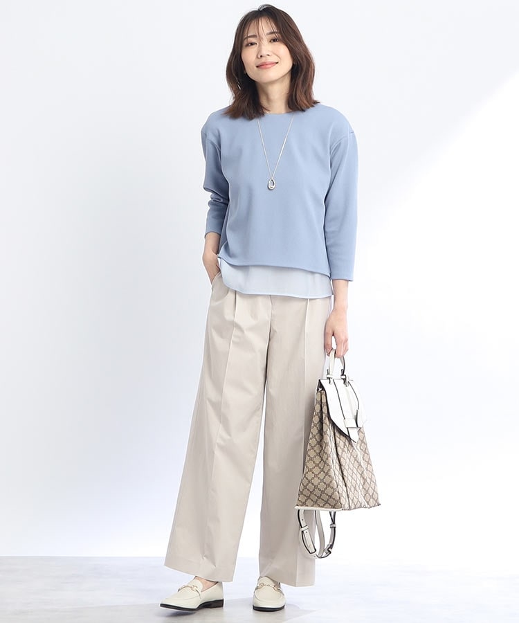 SALE/洗える】フルレングスワイドパンツ(フルレングスパンツ SALE/洗える】フルレングスワイドパンツ(フルレングスパンツ