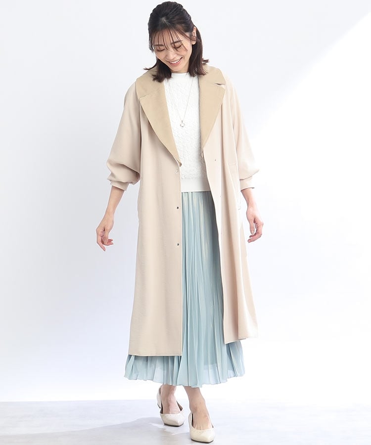 SALE/洗える】シャイニーカラープリーツスカート(ミモレ SALE/洗える】シャイニーカラープリーツスカート(ミモレ