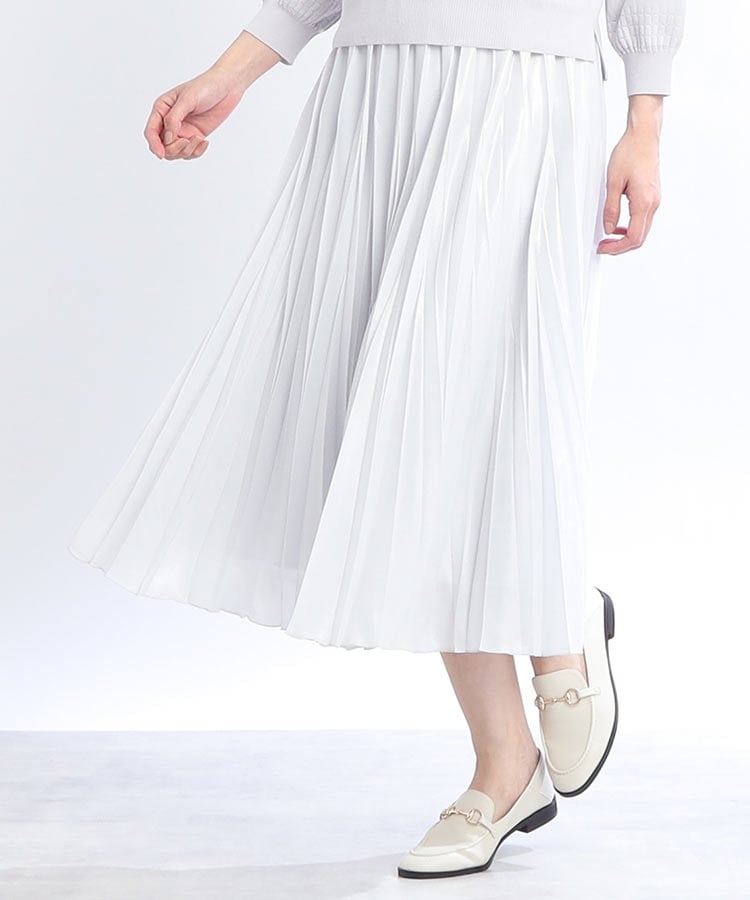 SALE/洗える】シャイニーカラープリーツスカート(ミモレ SALE/洗える】シャイニーカラープリーツスカート(ミモレ