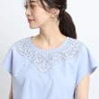 リフレクト(Reflect)の【SALE／接触冷感／洗える／シワになりにくい】レースモチーフブラウス5