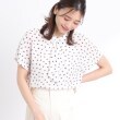 リフレクト(Reflect)の【SALE／接触冷感／洗える／セットアップ可能】ヨット柄プリントフリルブラウス8