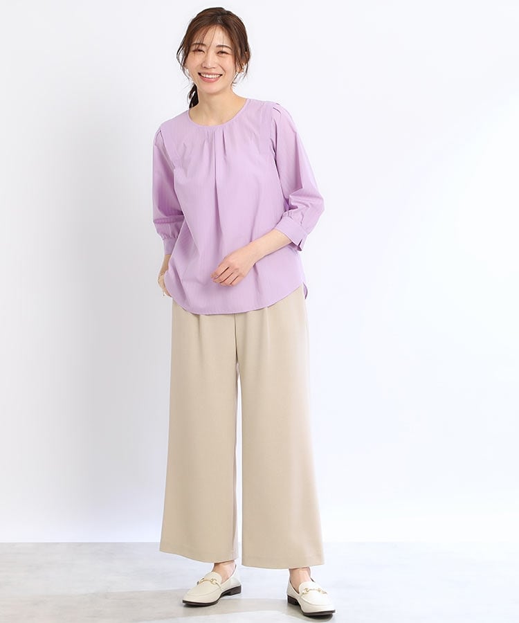 リフレクト(Reflect)の【SALE／カラー追加！／マシンウォッシュ可能／UVカット／接触冷感】リラクシーワイドパンツ36