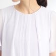 リフレクト(Reflect)の【SALE／マシンウォッシュ可能／UVカット／接触冷感／洗える】ピンタックブラウス5