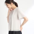 リフレクト(Reflect)の【SALE／マシンウォッシュ可能／UVカット／接触冷感／洗える】ピンタックブラウス12