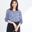 リフレクト(Reflect)の【SALE／WEB限定カラーあり／接触冷感／洗える】ストライプ×リーフ柄ブラウス18