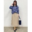 リフレクト(Reflect)の【SALE／WEB限定カラーあり／接触冷感／洗える】ストライプ×リーフ柄ブラウス26