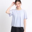 リフレクト(Reflect)の【夏SALE／マシンウォッシュ可能／UVカット／接触冷感】タックディティールブラウス21