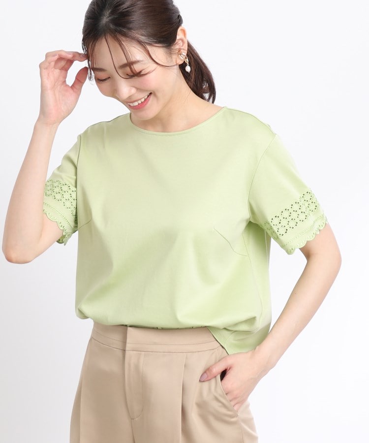 リフレクト(Reflect)の【SALE／UVカット／接触冷感／洗える】刺繍スリーブTシャツ17