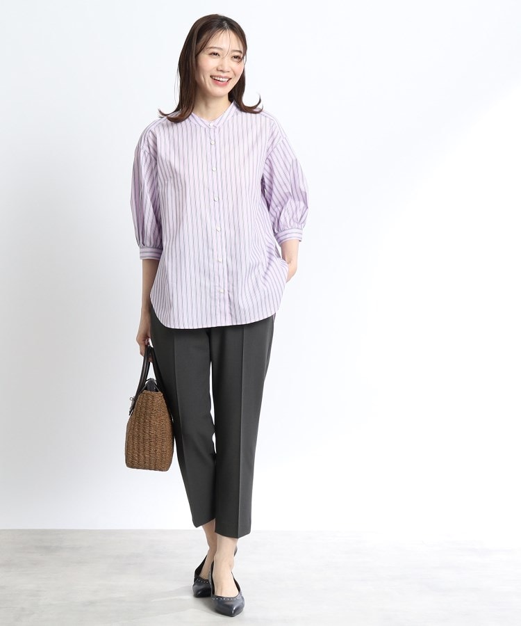 リフレクト(Reflect)の【SALE／WEB限定カラーあり／私のパンツ／マシンウォッシュ可／UVカット／接触冷感】ストレッチテーパードパンツ10