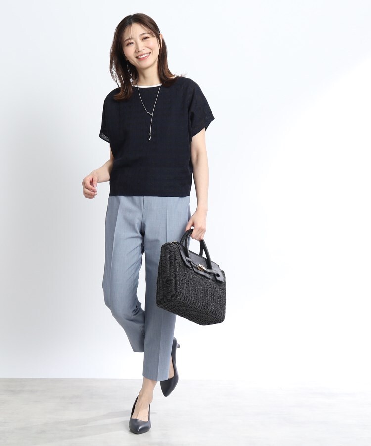 リフレクト(Reflect)の【SALE／WEB限定カラーあり／私のパンツ／マシンウォッシュ可／UVカット／接触冷感】ストレッチテーパードパンツ26