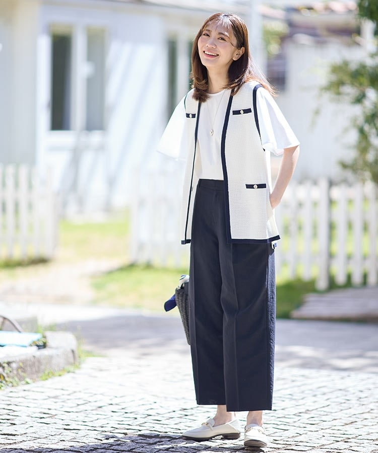 リフレクト(Reflect)の【夏SALE／マシンウォッシュ可／UVカット／セットアップ可能／夏の通勤におすすめ】ドライタッチストレートパンツ2