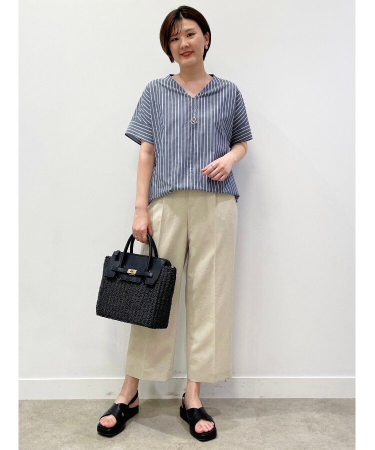リフレクト(Reflect)の【夏SALE／マシンウォッシュ可／UVカット／セットアップ可能／夏の通勤におすすめ】ドライタッチストレートパンツ4