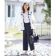 リフレクト(Reflect)の【夏SALE／マシンウォッシュ可／UVカット／セットアップ可能／夏の通勤におすすめ】ドライタッチストレートパンツ1