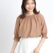 リフレクト(Reflect)の【SALE／接触冷感／洗える／セットアップ可能】シャーリングシアーブラウス10