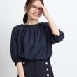 リフレクト(Reflect)の【SALE／接触冷感／洗える／セットアップ可能】シャーリングシアーブラウス13