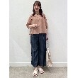 リフレクト(Reflect)の【SALE／接触冷感／洗える／セットアップ可能】シャーリングシアーブラウス21