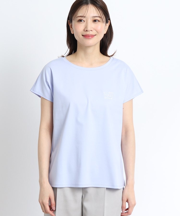 リフレクト(Reflect)の【マシンウォッシュ可能／UVカット／接触冷感】フレンチスリーブロゴTシャツ2