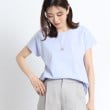 リフレクト(Reflect)の【マシンウォッシュ可能／UVカット／接触冷感】フレンチスリーブロゴTシャツ20